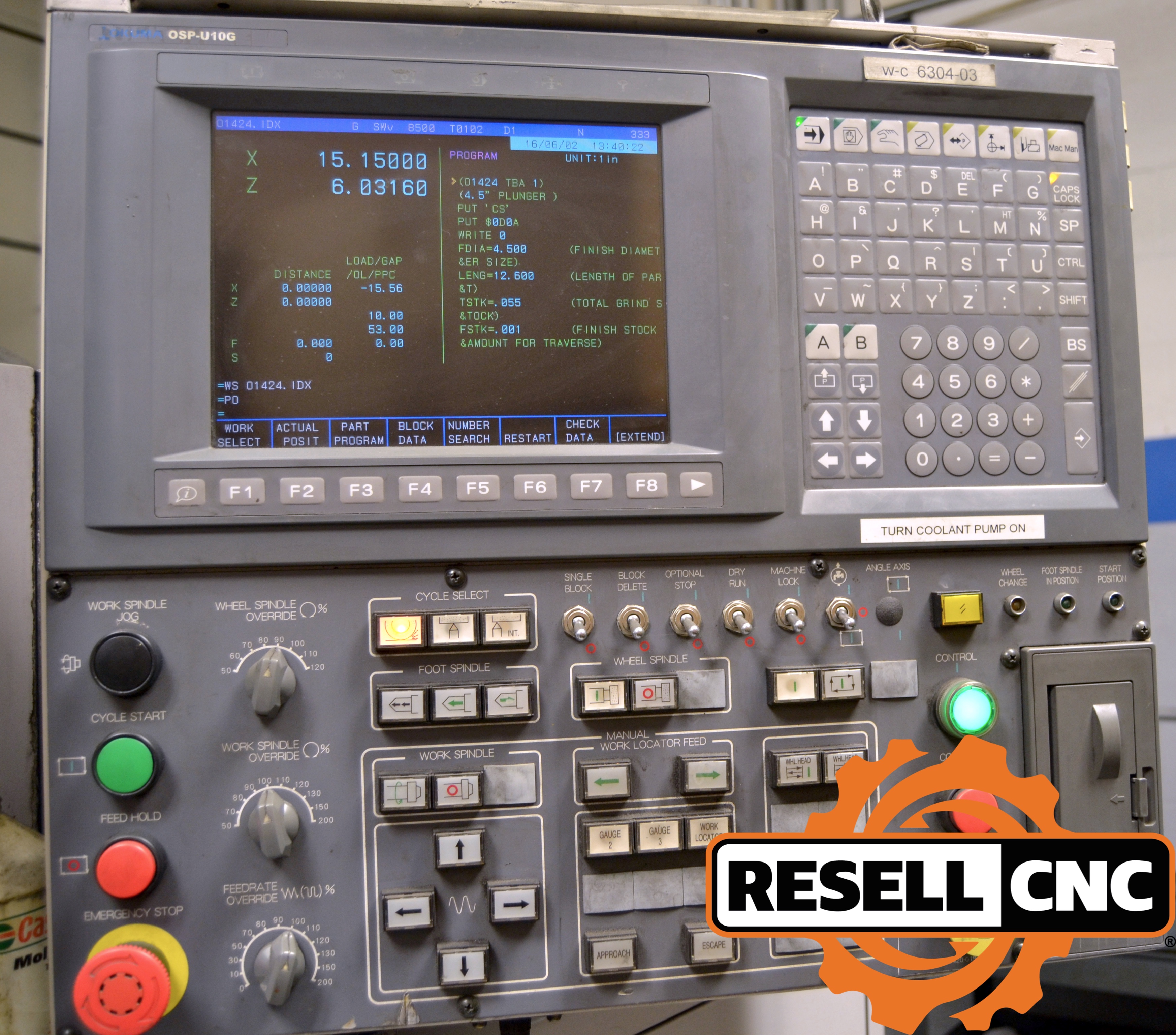 Okuma GP-26T Cylindrical | Used CNC - Resell CNC