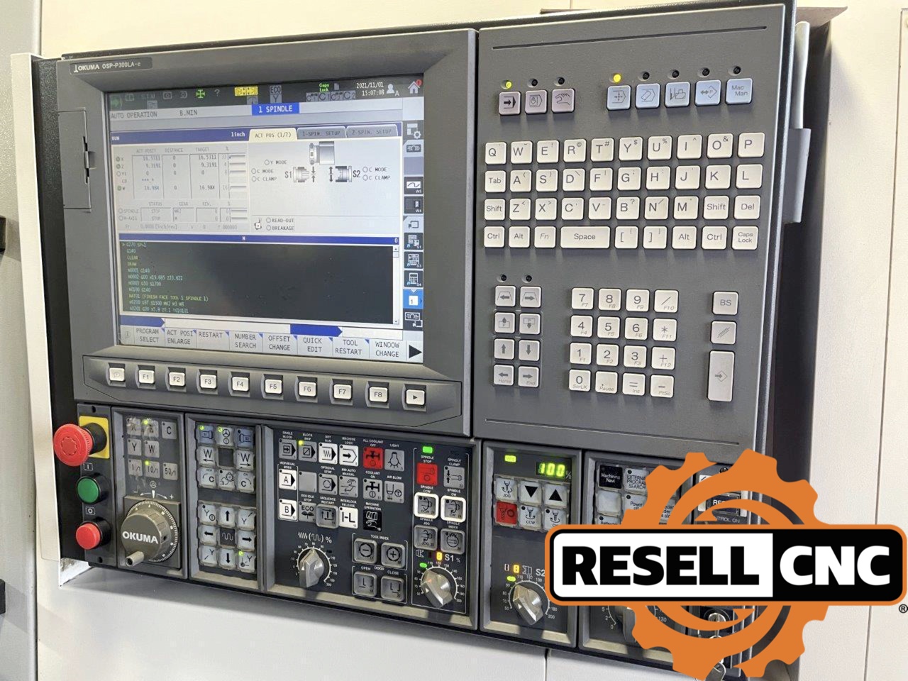 Okuma Genos L300-MYW CNC Lathes | Used CNC - Resell CNC