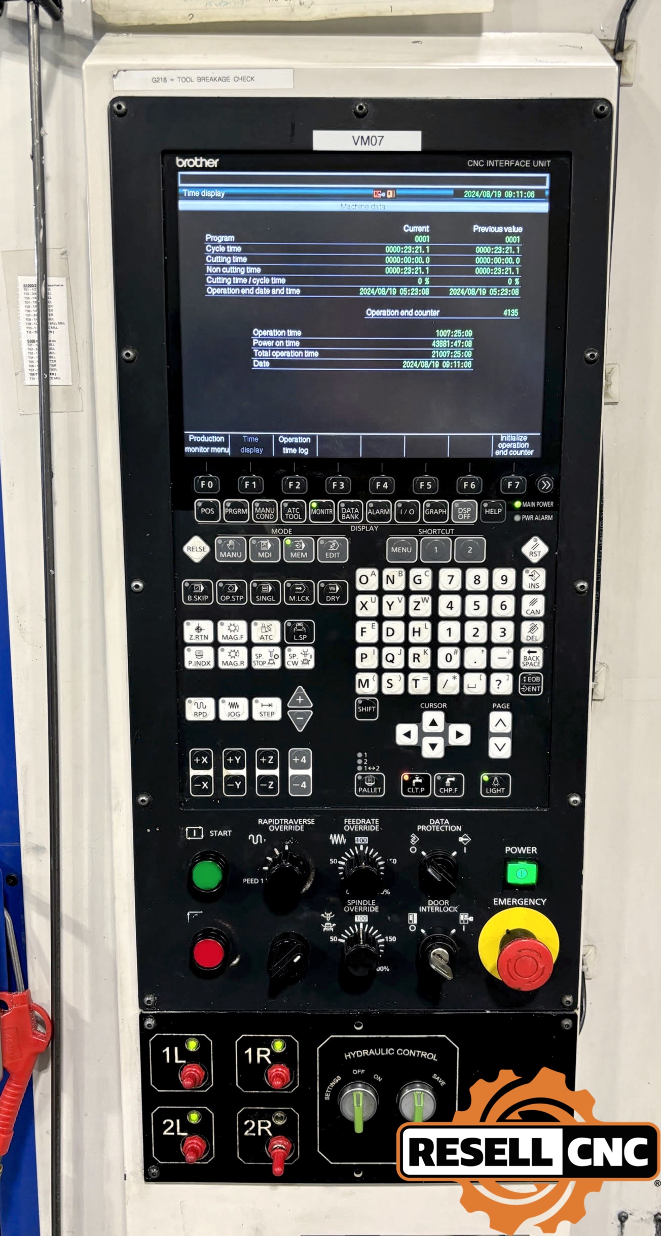 Brother Speedio S1000X1 CNC Vertical Mills | Used CNC - Resell CNC