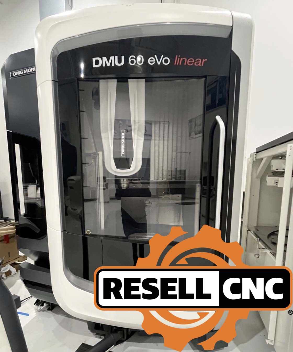 DMG Mori DMU 60 eVo Linear 5 Axis Vertical Mill with PH150 Cell