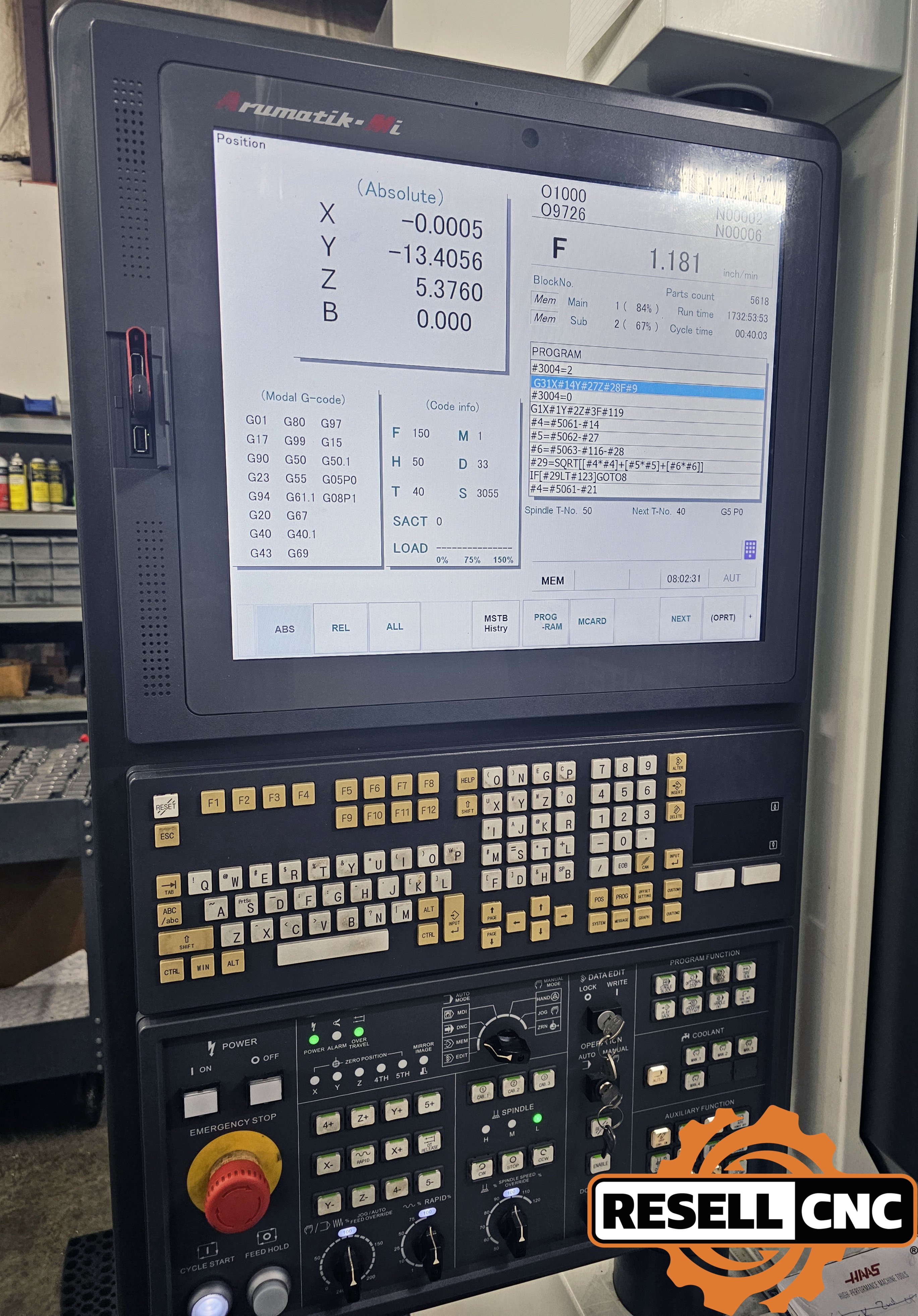 Kitamura HX300ig CNC Horizontal Mills | Used CNC - Resell CNC