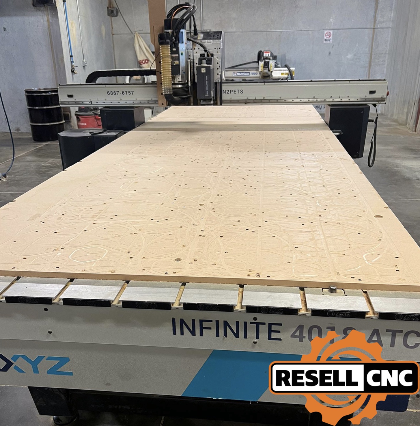 Axyz Infinite 4018 Dual Zone Routers | Used CNC - Resell CNC