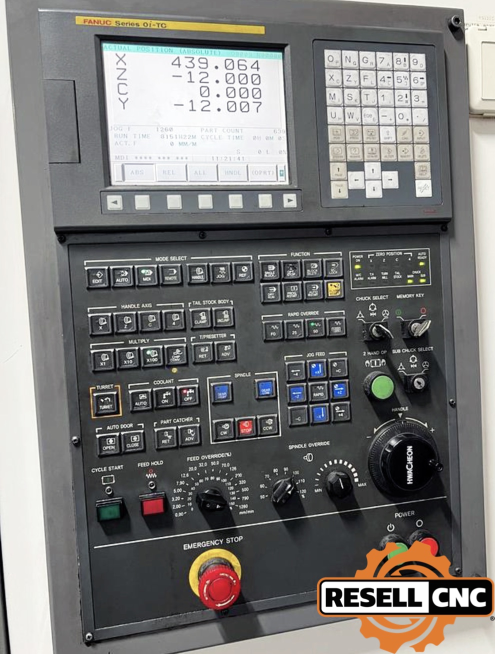 Hwacheon Cutex-240 CNC Lathes | Used CNC - Resell CNC