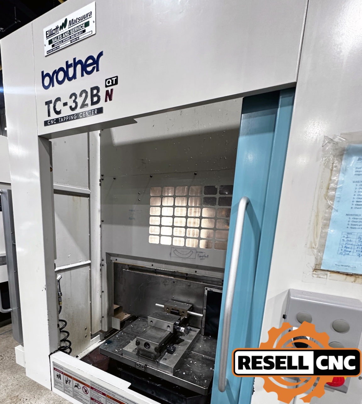 TCBX400F外装 Brother TC-32BN QT CNC Vertical Mills | Used CNC - Resell CNC