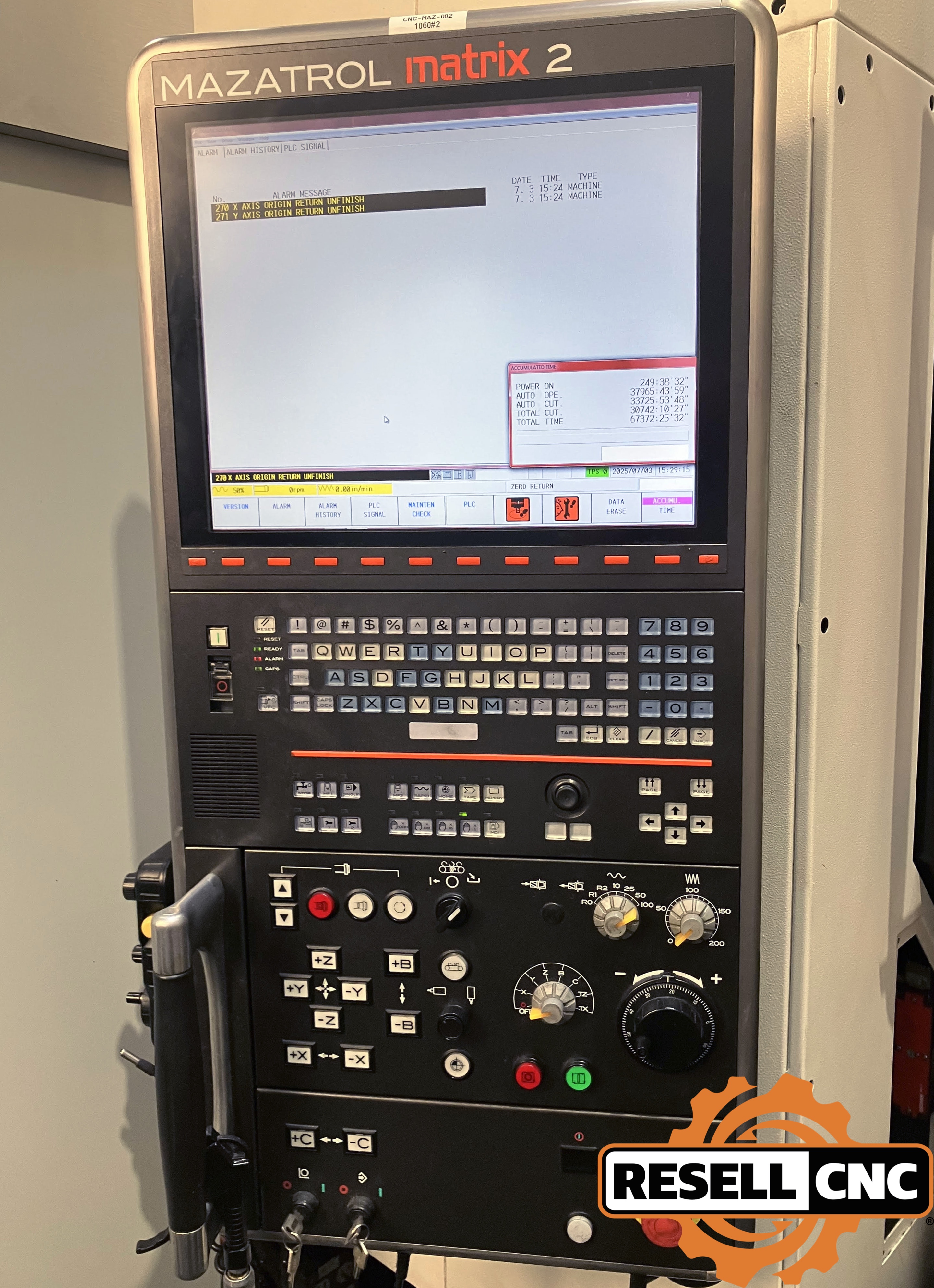 Mazak Vortex e-1060-V/8 CNC Vertical Mills | Used CNC - Resell CNC