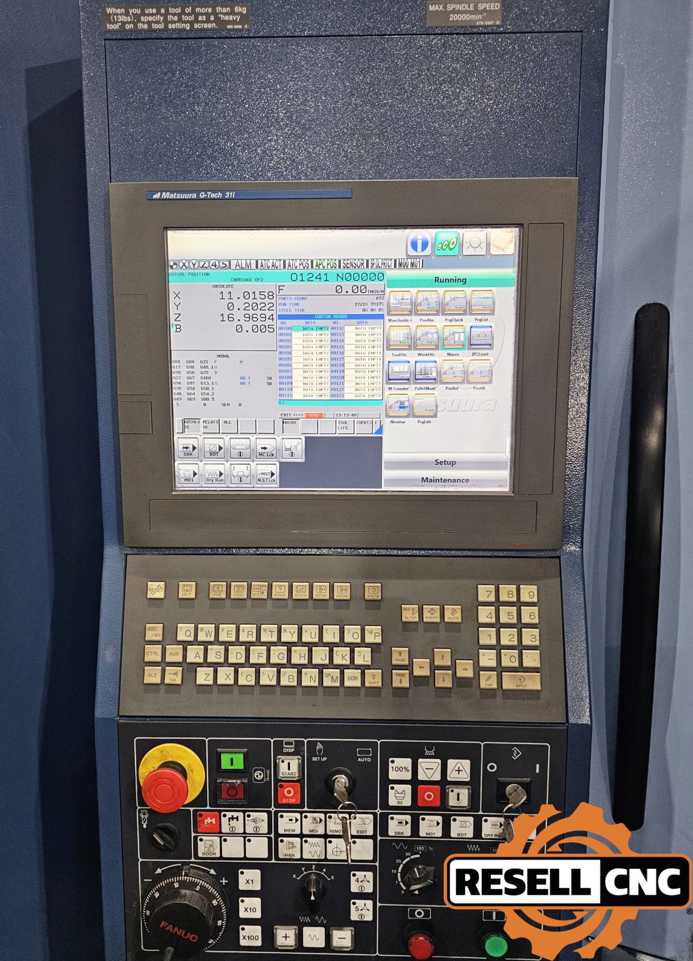 Matsuura H-Plus-400 CNC Horizontal Mills | Used CNC - Resell CNC
