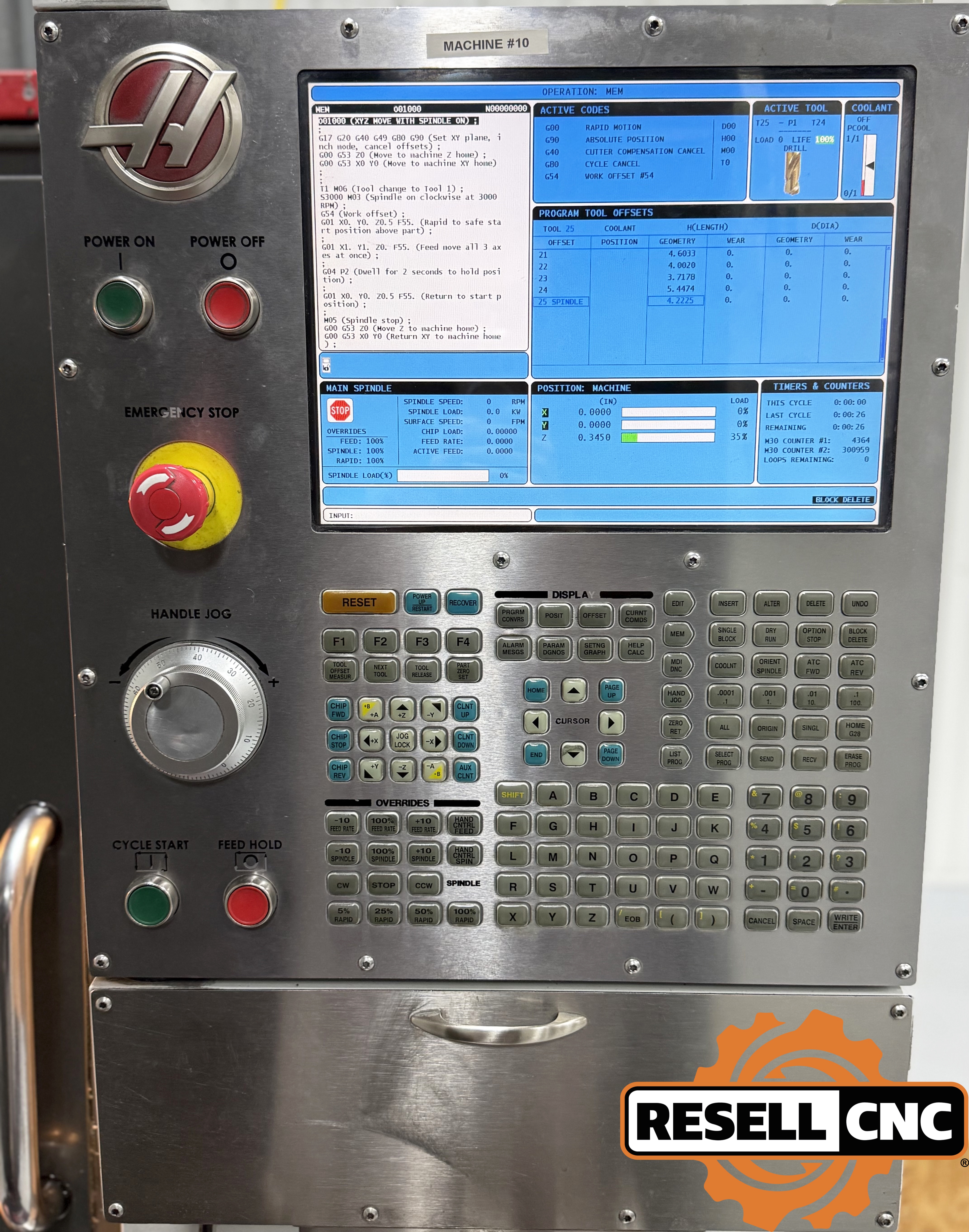 Haas VF-1 CNC Vertical Mills | Used CNC - Resell CNC