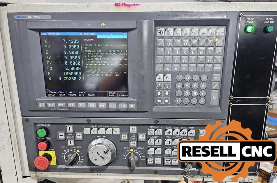 Okuma Heritage ES-L6II CNC Lathes | Used CNC - Resell CNC