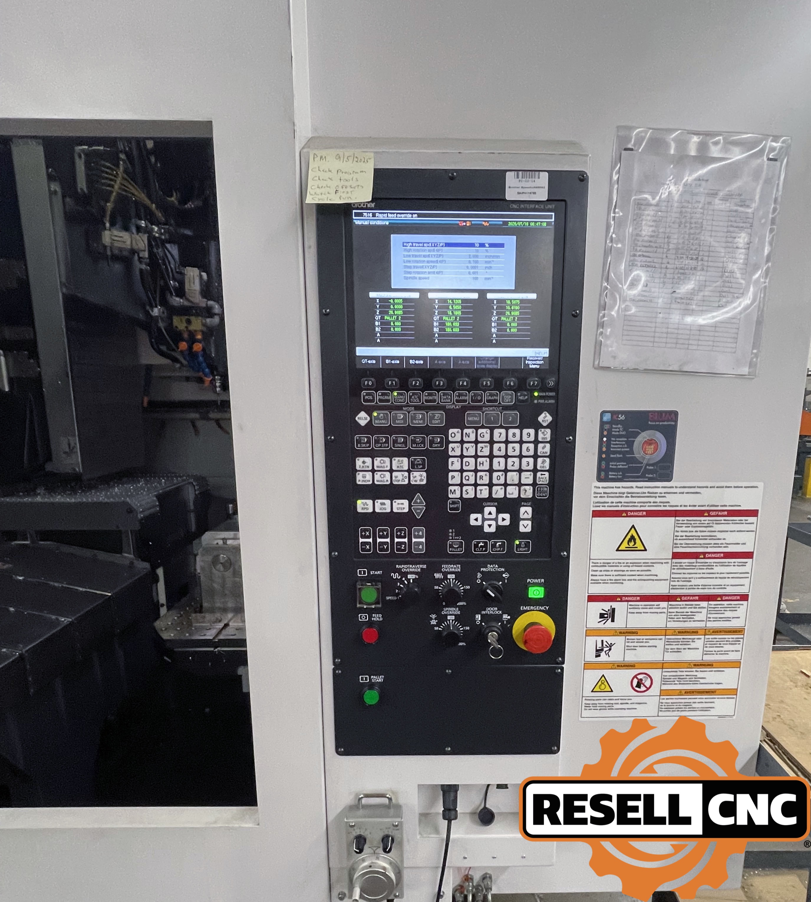 Brother R650X2 CNC Vertical Mills | Used CNC - Resell CNC